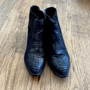 Dolce Vita Snakeskin Booties